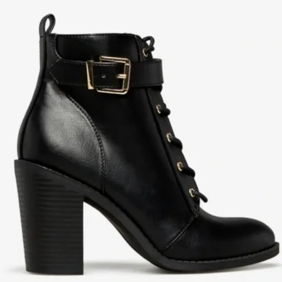 Shoe Dazzle Dilly Block Heel Bootie - NIB! - Picture 3 of 4